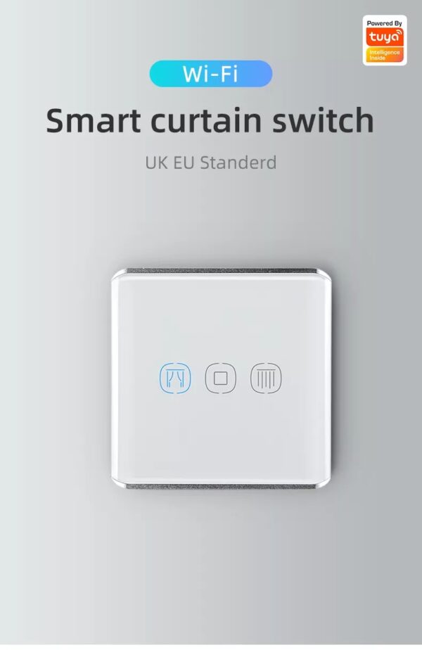 Smart Curtain Switch 3gang Wi-Fi N+Lline EU/UK smart light switch google home - Image 6