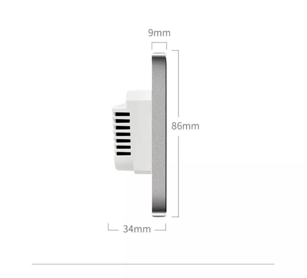 Smart Curtain Switch 3gang ZigBee N+Lline EU/UK smart light switch google home - Image 15