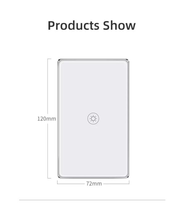 Smart Light Switch 1gang No neutral ZigBee Single L line US smart network switch - Image 15