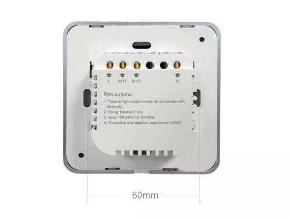 Smart Curtain Switch 3gang ZigBee N+Lline EU/UK smart light switch google home - Image 16
