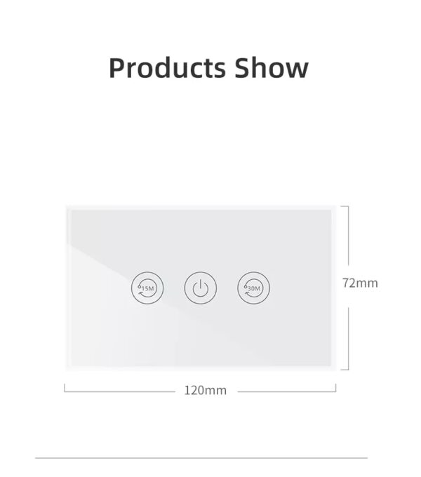 Smart Water Heater Switch 3gang Wi-Fi N+Lline US smart network switch - Image 11