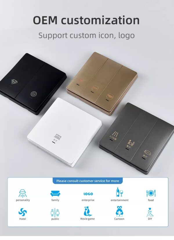 Smart Curtain Switch 3gang Wi-Fi N+Lline UK homekit smart switch - Image 11