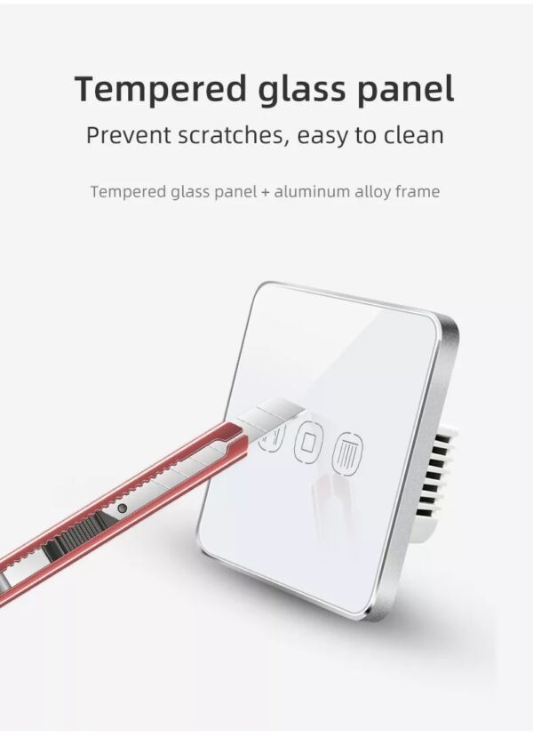 Smart Curtain Switch 3gang ZigBee N+Lline EU/UK smart light switch google home - Image 12