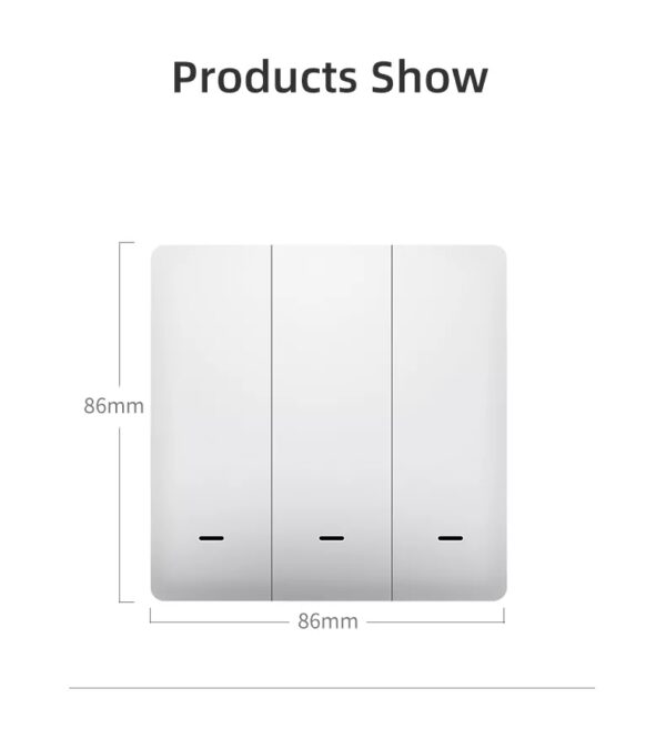Smart Scene Switch 3gang Wi-Fi N+Lline EU smart switch alexa - Image 12
