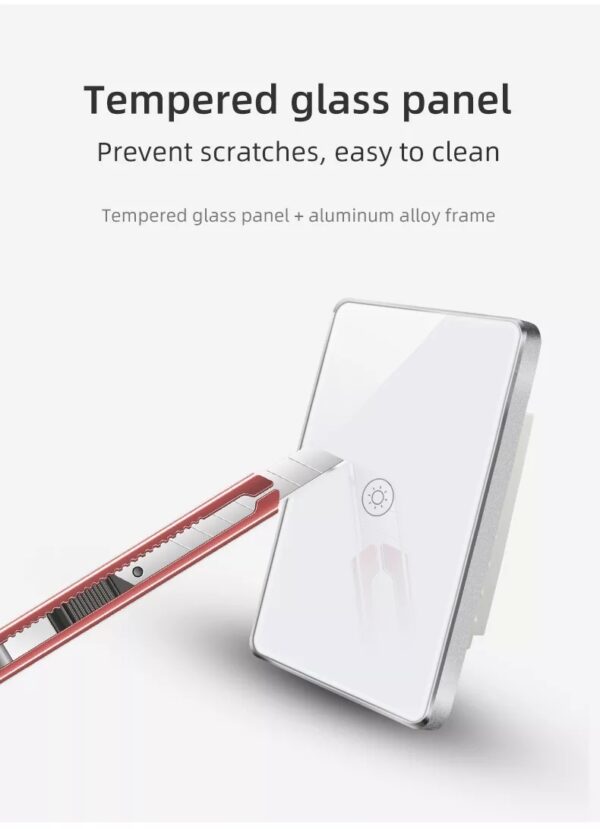Smart Light Switch 1gang No neutral ZigBee Single L line US smart network switch - Image 13