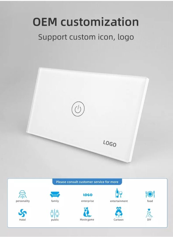 Smart Water Heater Switch 1gang Wi-Fi N+Lline US smart light switch google home - Image 14
