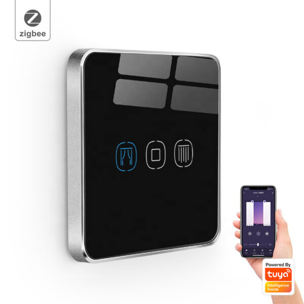 Smart Curtain Switch 3gang ZigBee N+Lline EU/UK smart light switch google home