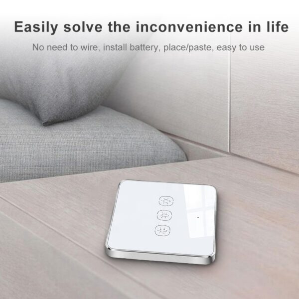 Wireless Scene Switch 3gang ZigBee Battery Switch smart network switch - Image 2
