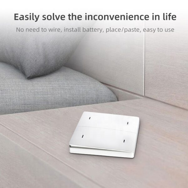 Wireless Scene Switch 4gang ZigBee Battery Switch 4 gang smart switch - Image 3