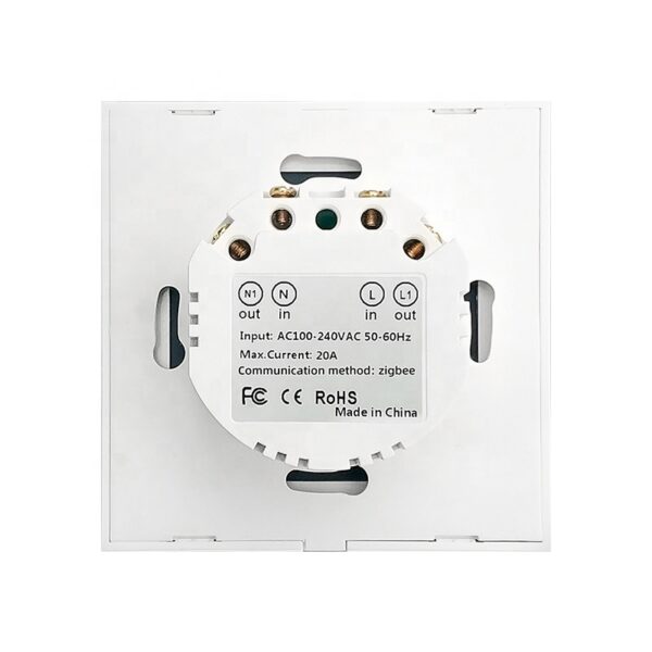 Smart 20A Switch 1gang ZigBee N+Lline EU/UK homekit smart switch - Image 4