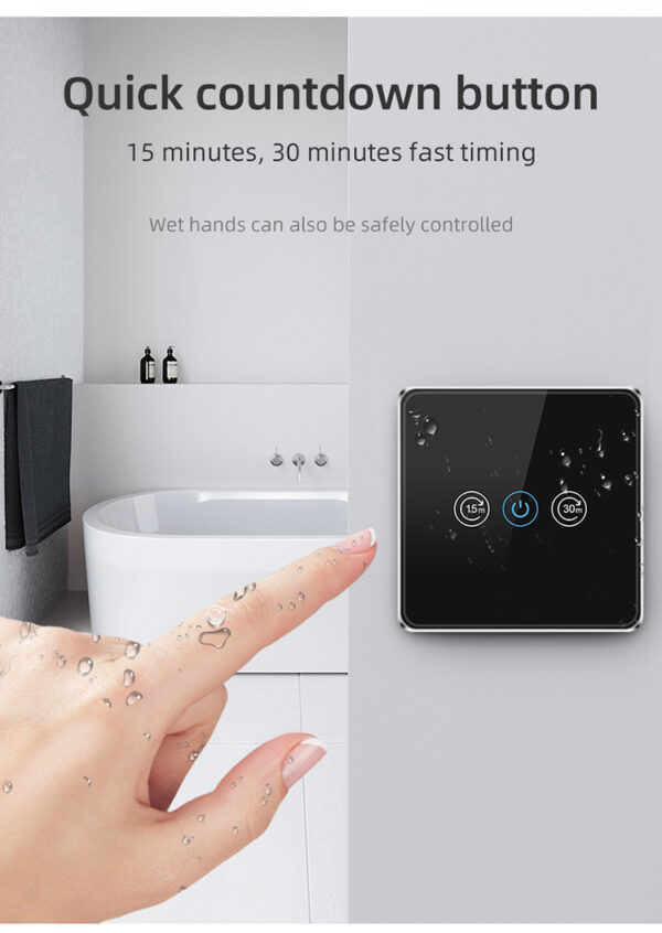30A/4400W Smart  Switch 1gang Wi-Fi N+Lline EU/UK smart network switch - Image 17