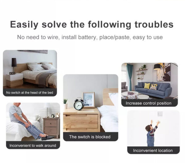 Wireless Scene Switch 1gang ZigBee Battery Switch smart network switch - Image 11
