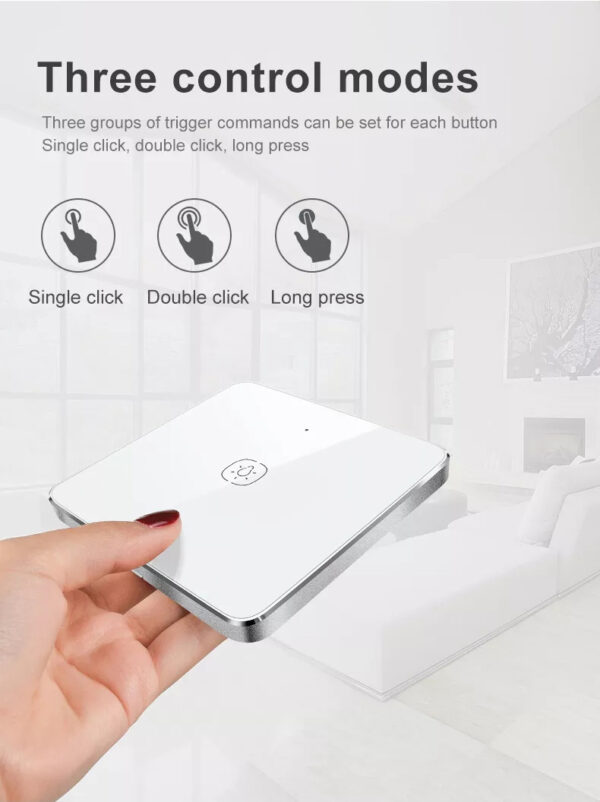 Wireless Scene Switch 1gang ZigBee Battery Switch smart network switch - Image 12