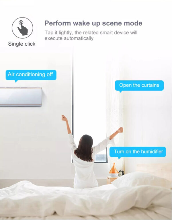 Wireless Scene Switch 1gang ZigBee Battery Switch smart network switch - Image 13