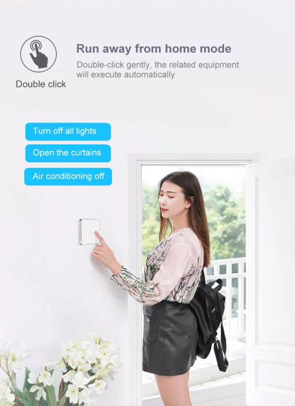 Wireless Scene Switch 1gang ZigBee Battery Switch smart network switch - Image 14
