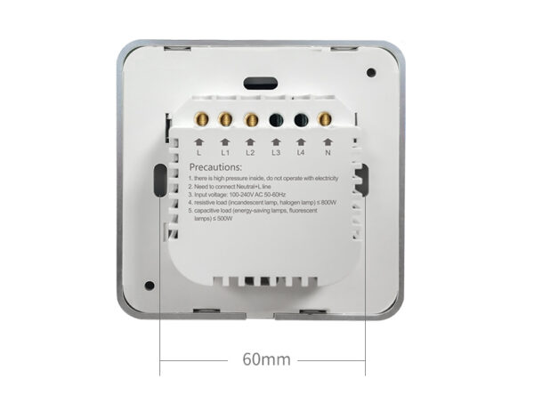 Smart Light Switch 2gang ZigBee N+Lline EU/UK google home smart light switch - Image 29