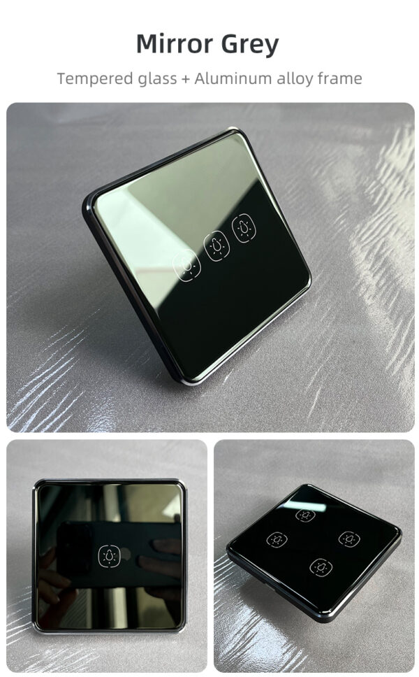 Smart Light Switch 4 gang ZigBee N+L line EU/UK 4 gang smart switch - Image 7
