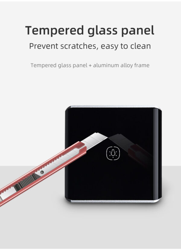 Smart Light Switch 1gang ZigBee N+Lline EU/UK alexa smart light switch - Image 13