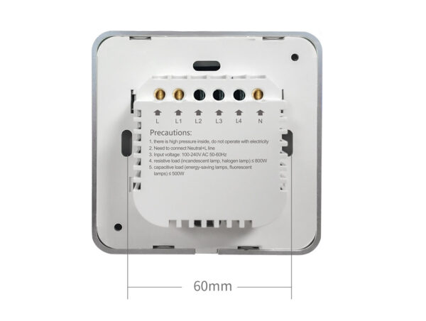 Smart Light Switch 1gang ZigBee N+Lline EU/UK alexa smart light switch - Image 17