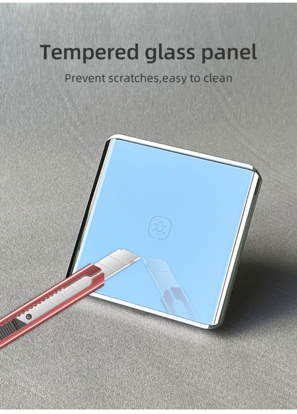 Smart Light Switch 2 gang No neutral ZigBee Single L line EU/UK google smart light switch - Image 13