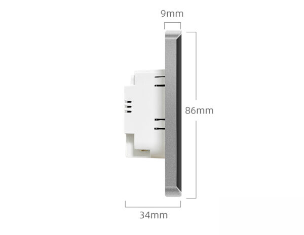 Smart Light Switch 2 gang No neutral ZigBee Single L line EU/UK google smart light switch - Image 16