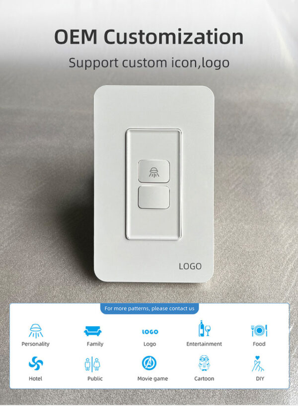 Smart Light Switch 2gang No neutral ZigBee N+L line & L line US alexa smart switch - Image 17