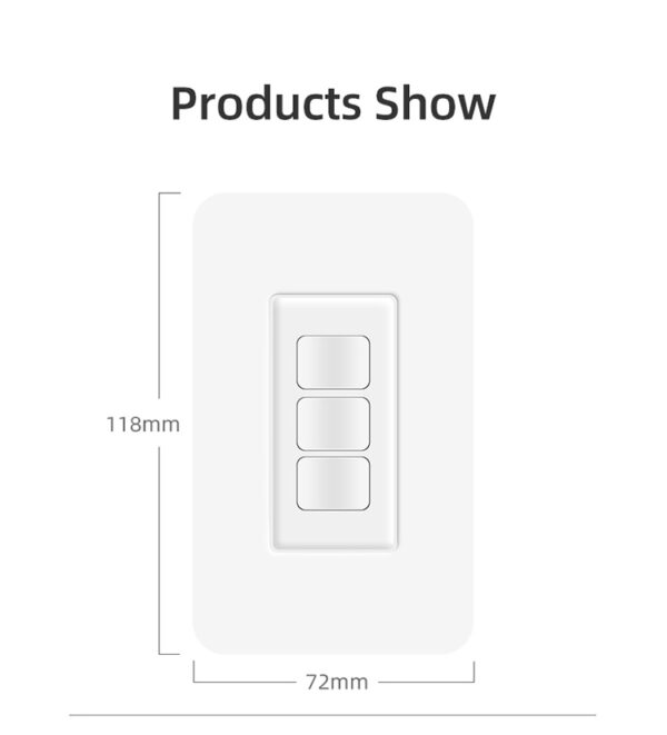 Smart Light Switch 3gang No neutral ZigBee N+L line & L line US smart switch alexa - Image 18