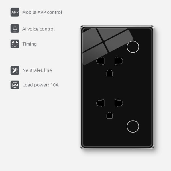 Smart Wall Socket 10A ZigBee N+Lline US - Image 3