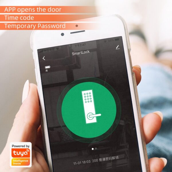 Smart Wi-Fi Wooden door lock - Image 3