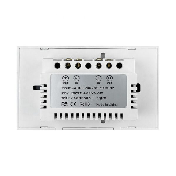 Smart Water Heater Switch 1gang Wi-Fi N+Lline US smart light switch google home - Image 4