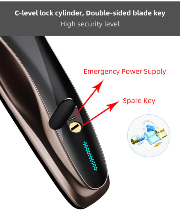 Smart Wi-Fi Wooden door lock - Image 12
