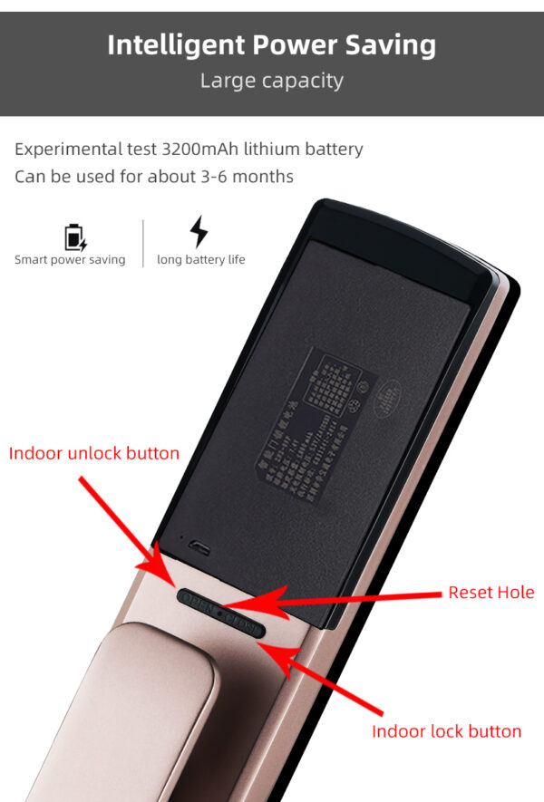 Smart Wi-Fi Wooden door lock - Image 14