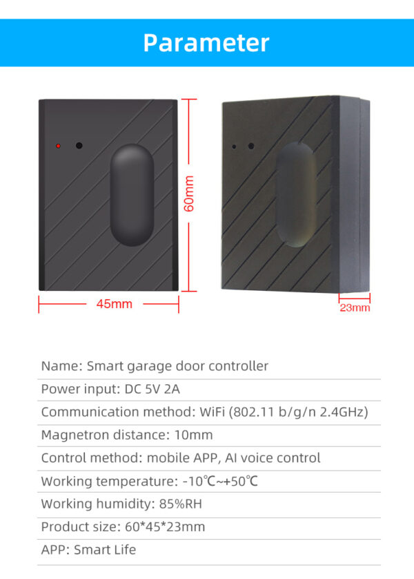 Smart Wi-Fi Garage door opener - Image 12